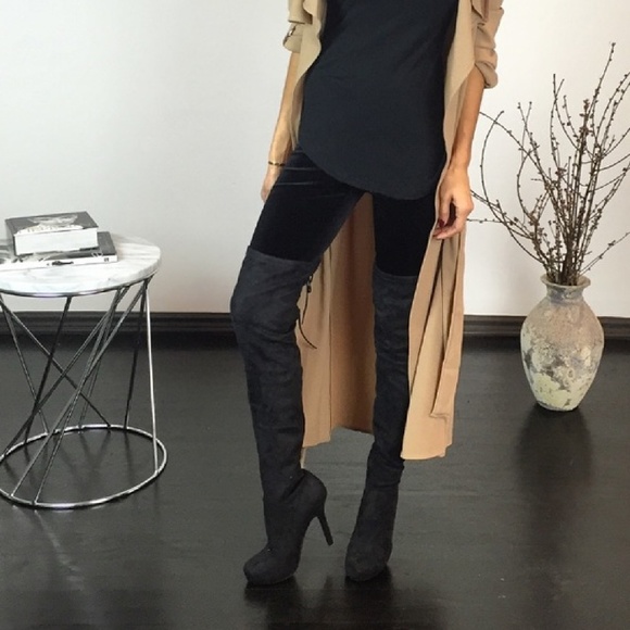 Sexy Thigh High Lace up Boots ❤️ - Picture 2 of 4